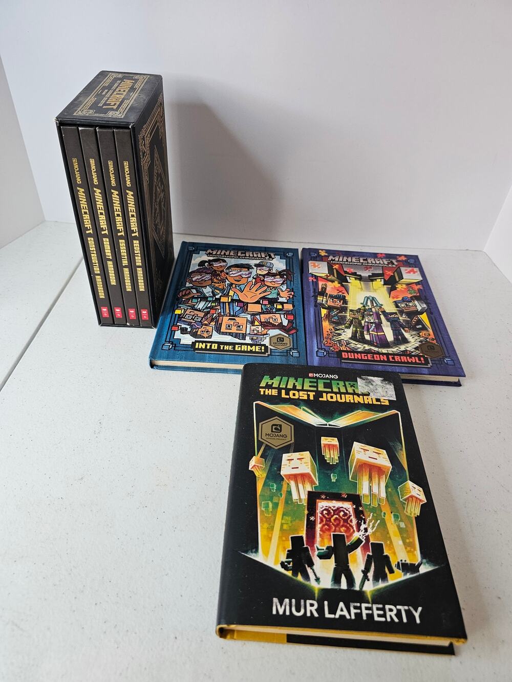 Official Minecraft book lot 7 books